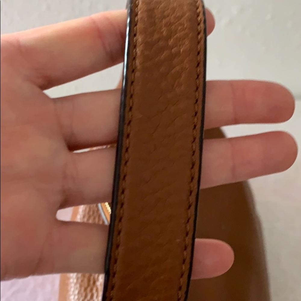 #sold# Michael Kors brown leather shoulder bag - Picture 5 of 8